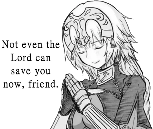 Anime Classic Meme Reactions Telegram Sticker #10 - Anime Classic Meme Reactions #10