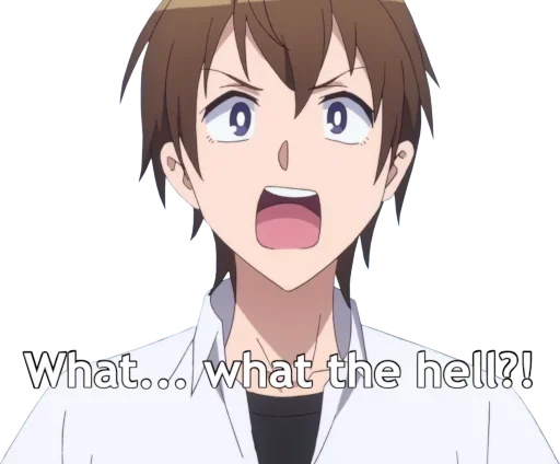 Anime Classic Meme Reactions Telegram Sticker #13 - Anime Classic Meme Reactions #13