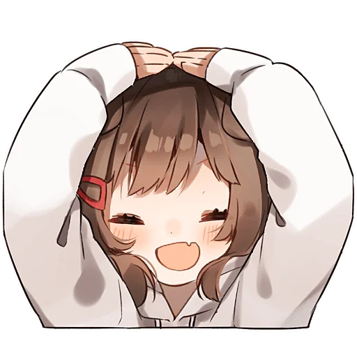 Cute Anime Girls Telegram Sticker #23 - Cute Anime Girls #23