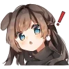 Cute Anime Girls Emoji Telegram Sticker #2 - Cute Anime Girls Emoji #2