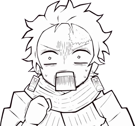 Demon Slayer Corps Expressions Telegram Sticker #8 - Demon Slayer Corps Expressions #8