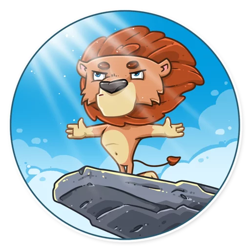 King Leo Stickers Telegram Sticker #15 - King Leo Stickers #15