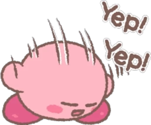 Kirby Telegram Sticker #10 - Kirby #10