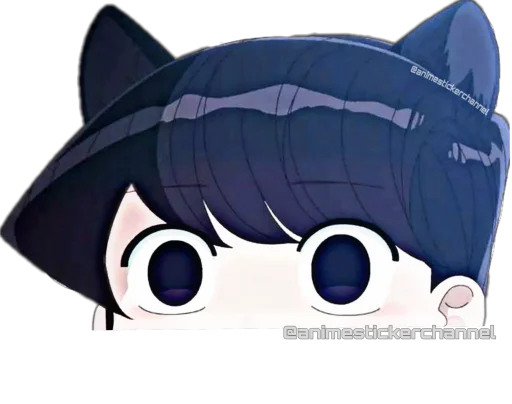 Komi-san Telegram Sticker #13 - Komi-san #13