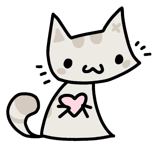 Myaka the Cat Telegram Sticker #20 - Myaka the Cat #20