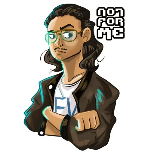 Kung Fury Stickers Telegram Sticker #5 - Kung Fury Stickers #5