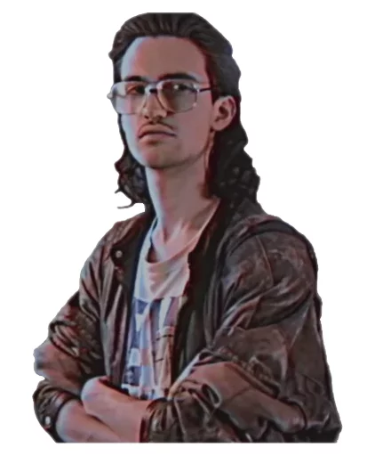 Kung Fury Stickers Telegram Sticker #16 - Kung Fury Stickers #16
