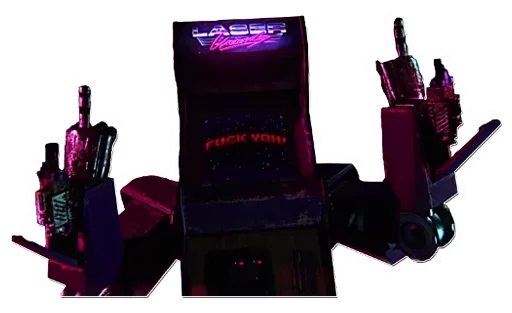 Kung Fury Stickers Telegram Sticker #18 - Kung Fury Stickers #18