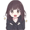 Kurumi Chan1 Emoji Telegram Sticker #11 - Kurumi Chan1 Emoji #11