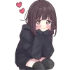 Kurumi Chan20 Emoji Telegram Sticker #5 - Kurumi Chan20 Emoji #5