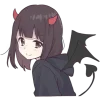 Kurumi Chan6 Emoji Telegram Sticker #11 - Kurumi Chan6 Emoji #11