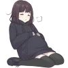 Kurumi Chan6 Emoji Telegram Sticker #16 - Kurumi Chan6 Emoji #16