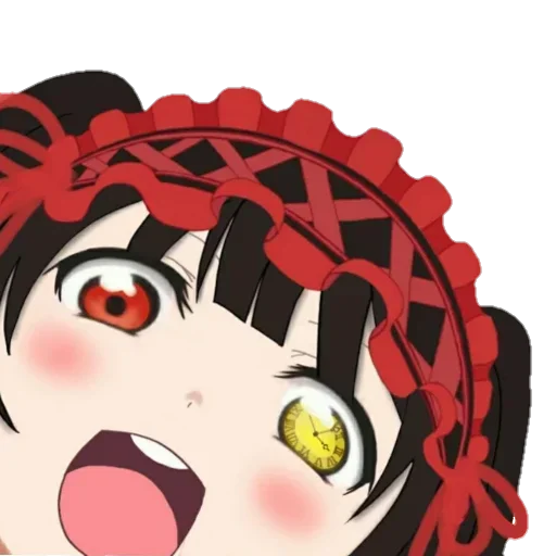Tokisaki Kurumi Telegram Sticker #9 - Tokisaki Kurumi #9