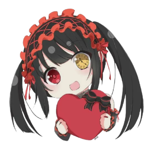Tokisaki Kurumi Telegram Sticker #10 - Tokisaki Kurumi #10
