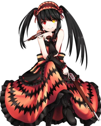 Tokisaki Kurumi Telegram Sticker #12 - Tokisaki Kurumi #12