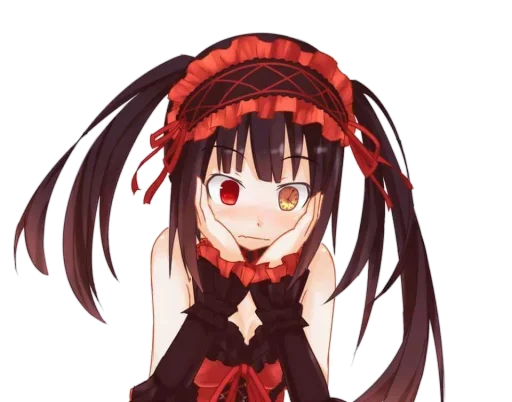 Tokisaki Kurumi Telegram Sticker #15 - Tokisaki Kurumi #15