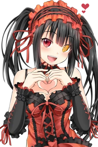 Tokisaki Kurumi Telegram Sticker #16 - Tokisaki Kurumi #16