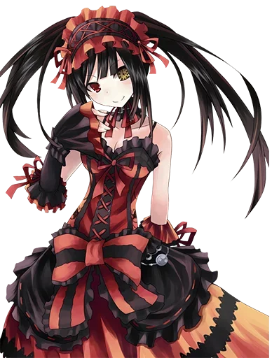 Tokisaki Kurumi Telegram Sticker #19 - Tokisaki Kurumi #19