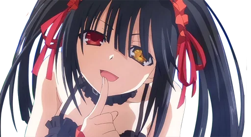 Tokisaki Kurumi Telegram Sticker #20 - Tokisaki Kurumi #20