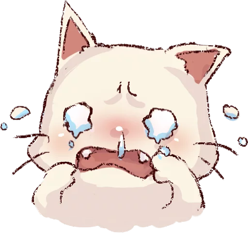 Frown Cat Telegram Sticker #24 - Frown Cat #24