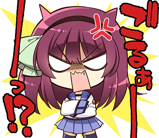 Angel Beats! Afterlife Battlefront SSS Telegram Sticker #2 - Angel Beats! Afterlife Battlefront SSS #2