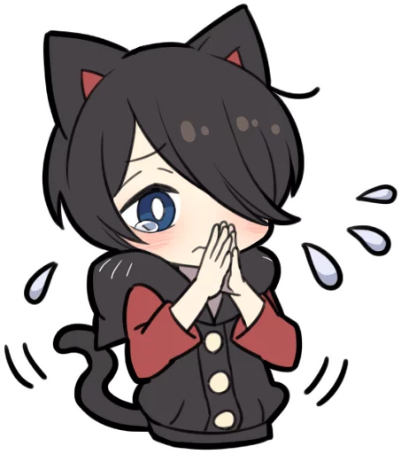 Black Kitten 3 Telegram Sticker #9 - Black Kitten 3 #9