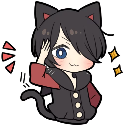 Black Kitten 3 Telegram Sticker #13 - Black Kitten 3 #13