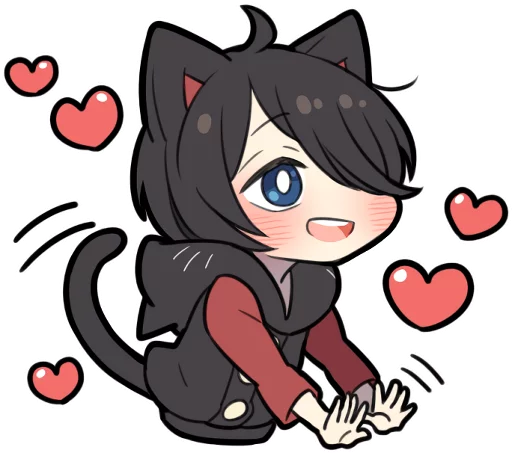 Black Kitten 3 Telegram Sticker #21 - Black Kitten 3 #21