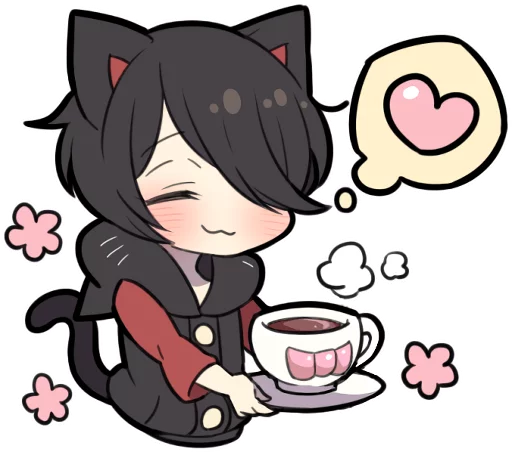 Black Kitten 3 Telegram Sticker #23 - Black Kitten 3 #23