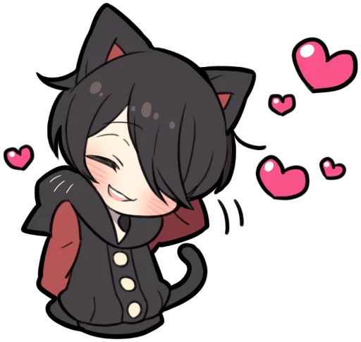 Black Kitten 3 Telegram Sticker #24 - Black Kitten 3 #24