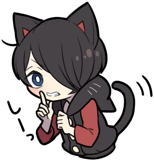 Black Kitten 3 Telegram Sticker #25 - Black Kitten 3 #25