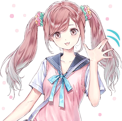 Blue Reflection Telegram Sticker #7 - Blue Reflection #7