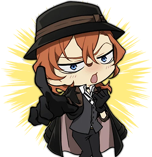 Bungo Stray Dogs Armed Detective Agency Telegram Sticker #24 - Bungo Stray Dogs Armed Detective Agency #24