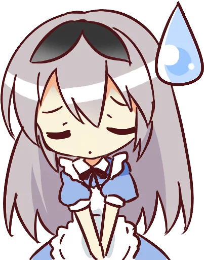 Cute Girl Alice Telegram Sticker #3 - Cute Girl Alice #3