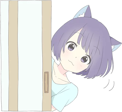 Catgirl Sticker Eng Telegram Sticker #5 - Catgirl Sticker Eng #5