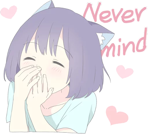 Catgirl Sticker Eng Telegram Sticker #8 - Catgirl Sticker Eng #8