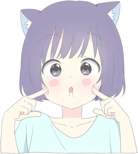 Catgirl Sticker Eng Telegram Sticker #18 - Catgirl Sticker Eng #18