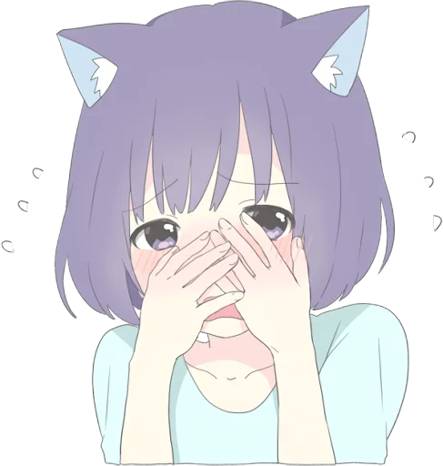 Catgirl Sticker Eng Telegram Sticker #20 - Catgirl Sticker Eng #20