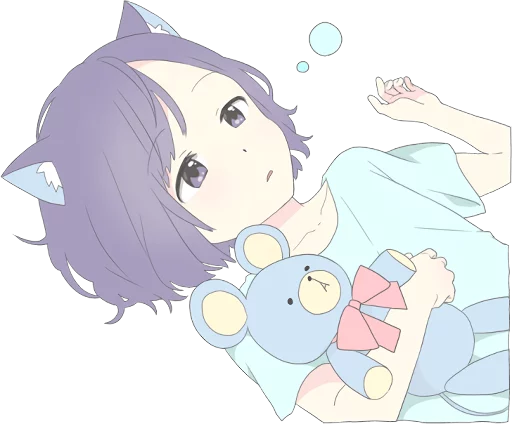 Catgirl Sticker Eng Telegram Sticker #21 - Catgirl Sticker Eng #21