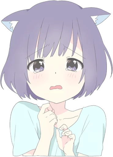 Catgirl Sticker Eng Telegram Sticker #22 - Catgirl Sticker Eng #22