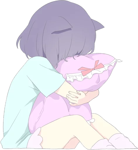 Catgirl Sticker Eng Telegram Sticker #25 - Catgirl Sticker Eng #25