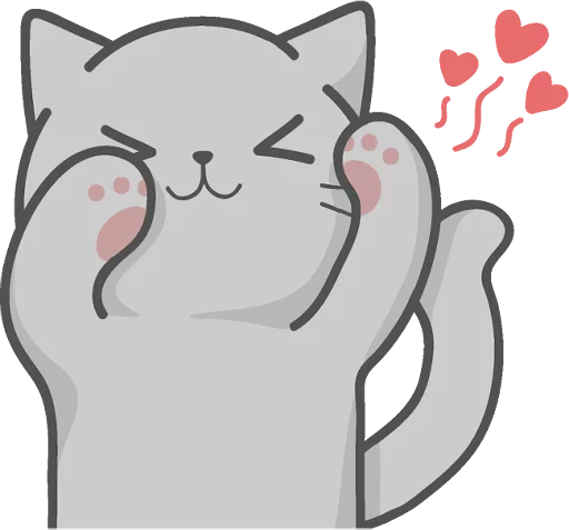 Cat Fullmoon Cozy Moonlit Feline Telegram Sticker #8 - Cat Fullmoon Cozy Moonlit Feline #8