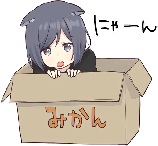 Cat Girls Sticker Telegram Sticker #13 - Cat Girls Sticker #13