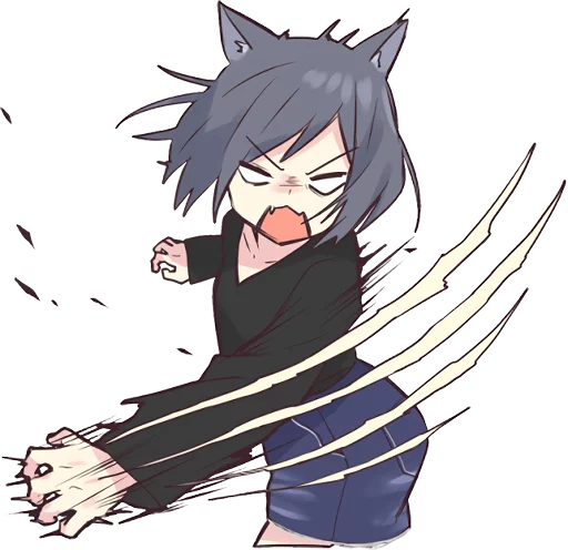 Cat Girls Sticker Eng Telegram Sticker #23 - Cat Girls Sticker Eng #23