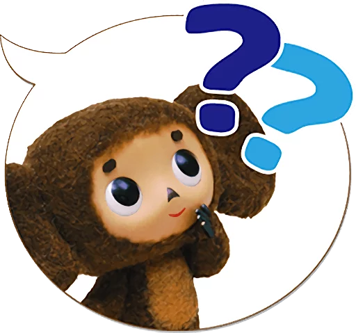 Cheburashka Movie Puppet Stickers Telegram Sticker #11 - Cheburashka Movie Puppet Stickers #11