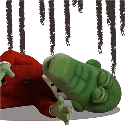 Cheburashka Movie Puppet Stickers Telegram Sticker #17 - Cheburashka Movie Puppet Stickers #17