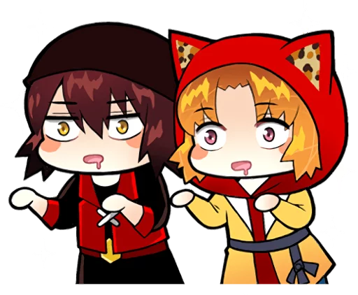 Dandelion and Nameless Telegram Sticker #10 - Dandelion and Nameless #10