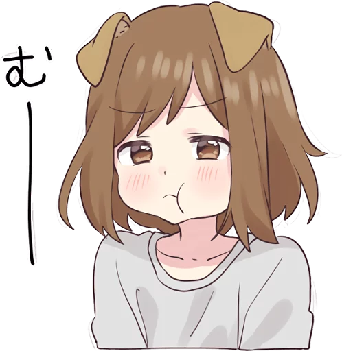 Dog Girls Sticker Telegram Sticker #6 - Dog Girls Sticker #6
