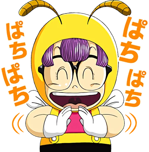 Dr. Slump Arale Norimaki Retro Comedy Telegram Sticker #12 - Dr. Slump Arale Norimaki Retro Comedy #12