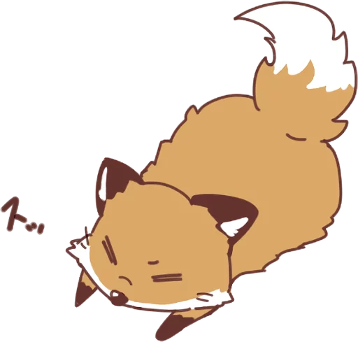 Fox and Rabbits Telegram Sticker #19 - Fox and Rabbits #19